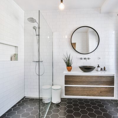 Bathroom renovation interior from Luke’s Renovations project imagery