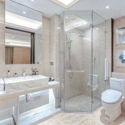 Bathroom renovation interior from Luke’s Renovations project imagery