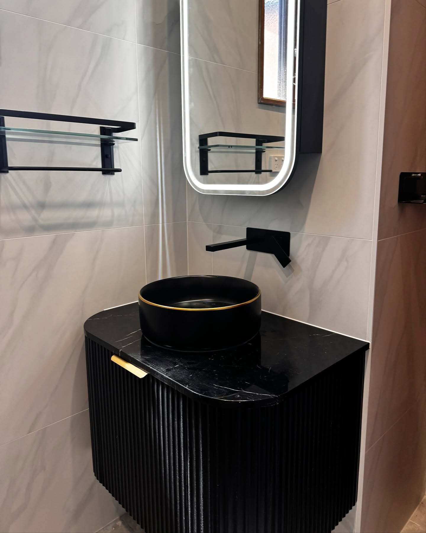 Bathroom renovation interior from Luke’s Renovations project imagery
