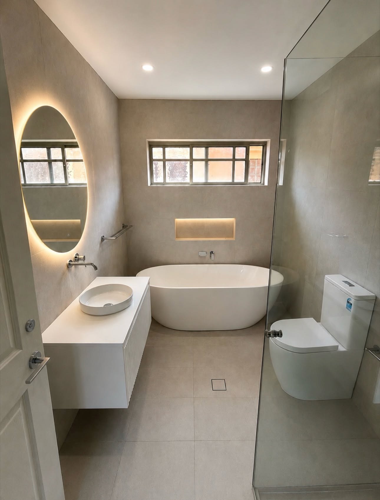 Renovated bathroom interior by Luke’s Renovations