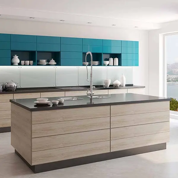Aqua kitchen accents