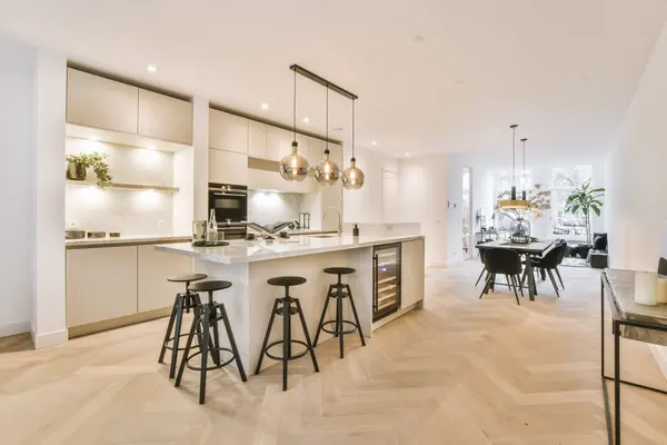 Kitchen and dining space